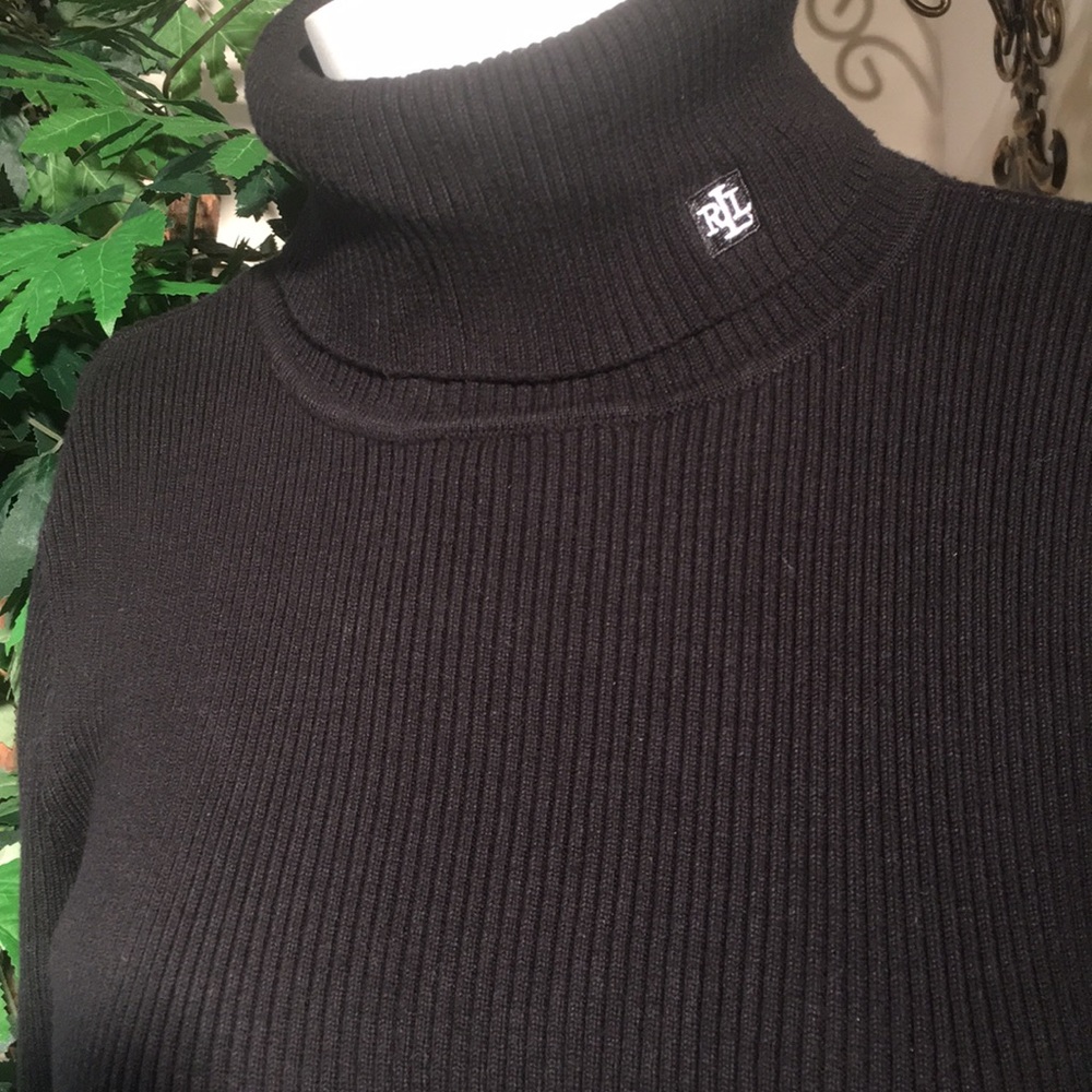 Black Ralph Lauren turtleneck